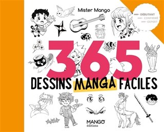 Couverture_365 dessins manga faciles