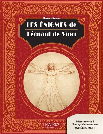 Front cover_Les énigmes de Léonard de Vinci : mesurez-vous à l'incroyable savant avec 150 énigmes !