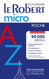 Couverture_Le Robert micro poche : dictionnaire d'apprentissage du français