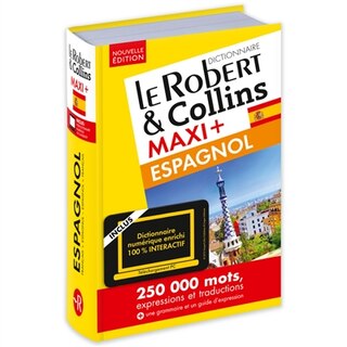 Front cover_Le Robert & Collins espagnol maxi + : français-espagnol, espagnol-français
