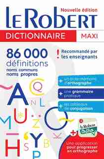 LE ROBERT MAXI LANGUE FRANCAISE de COLLECTIF