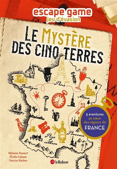 Couverture_Le mystère des cinq terres : 5 aventures au coeur des régions de France