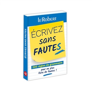 Couverture_Ecrivez sans fautes
