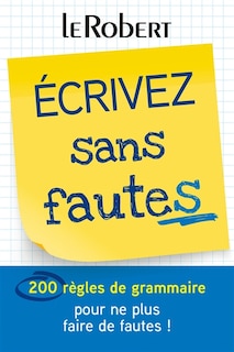 Front cover_Ecrivez sans fautes