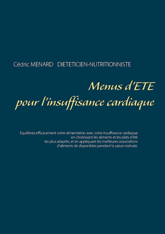 Front cover_Menus d'été pour l'insuffisance cardiaque