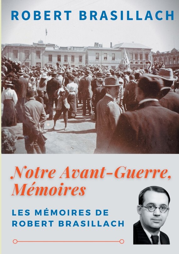 Front cover_Notre Avant-Guerre, Mémoires