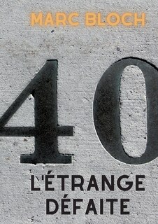 Front cover_L'Étrange Défaite