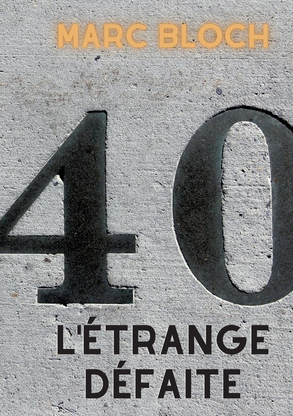 Front cover_L'Étrange Défaite