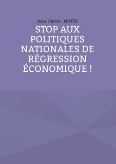 Front cover_Stop aux politiques nationales de régression économique !