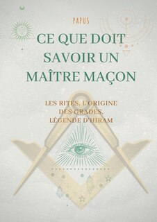 Front cover_Ce que doit savoir un Maître Maçon