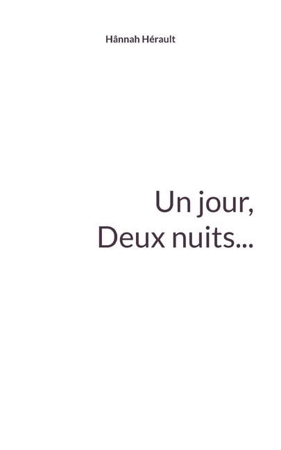 Couverture_Un jour, deux nuits...