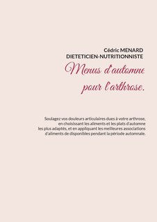 Couverture_Menus d'automne pour l'arthrose.