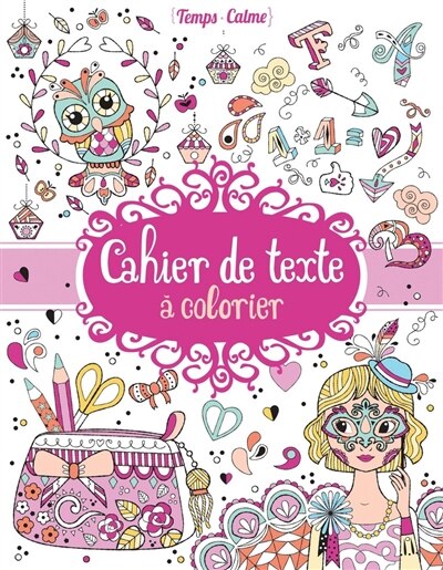 Front cover_Cahier de textes à colorier