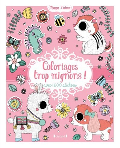 Front cover_Coloriages trop mignons !