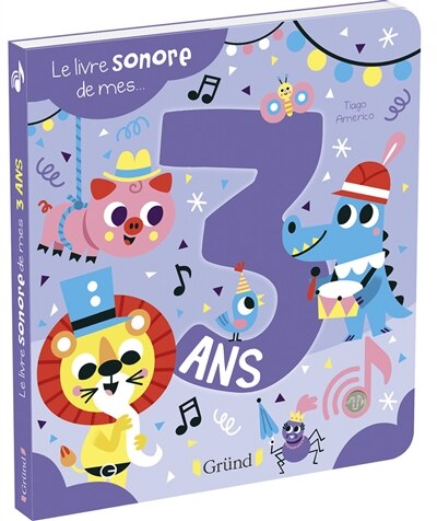Front cover_Le livre sonore de mes... 3 ans