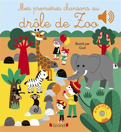 Couverture_Mes premières chansons au drôle de zoo