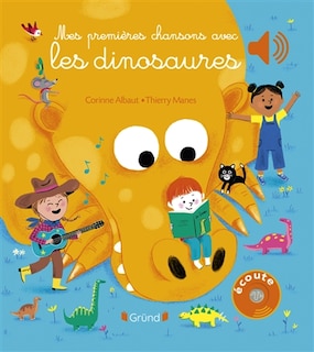 Couverture_Mes premières chansons avec les dinosaures