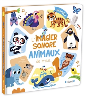 Front cover_L' imagier sonore animaux de mes... 1 an