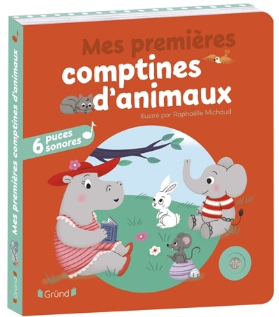 Front cover_Mes premières comptines d'animaux