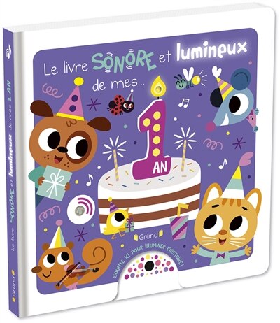 Couverture_Le livre sonore et lumineux de mes... 1 an