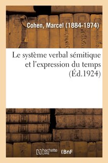 Couverture_Le système verbal sémitique et l'expression du temps