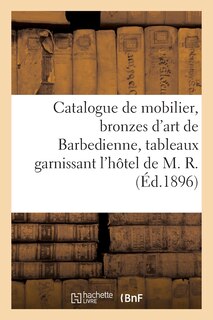Front cover_Catalogue de Mobilier, Bronzes d'Art de Barbedienne, Tableaux Et Aquarelles Modernes