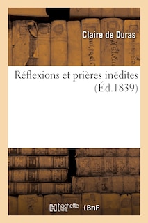 Couverture_R&eacute;flexions et pri&egrave;res in&eacute;dites
