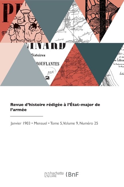 Couverture_Revue d'Histoire Rédigée À l'État-Major de l'Armée
