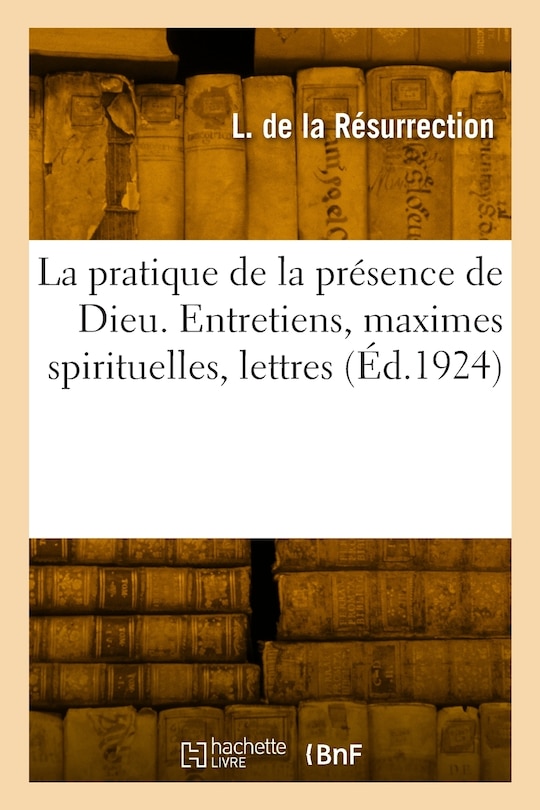 Couverture_La pratique de la présence de Dieu