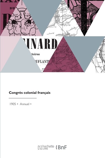 Front cover_Congrès Colonial Français