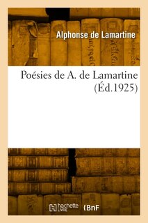 Front cover_Poésies de A. de Lamartine