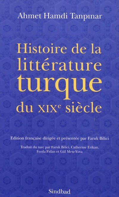 Couverture_Histoire de la littérature turque du XIXe siècle