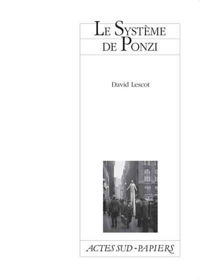 Couverture_Le système de Ponzi