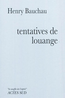 Front cover_Tentatives de louange