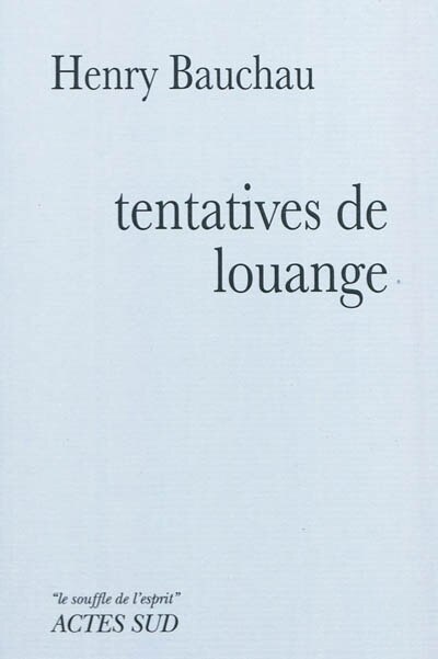 Front cover_Tentatives de louange