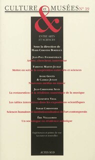 Couverture_Culture & musées, n°19. Entre arts et sciences