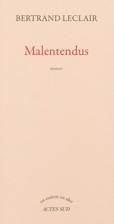 Front cover_Malentendus