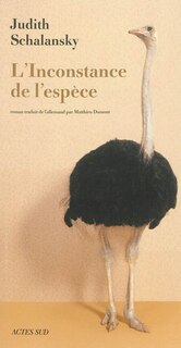 Front cover_L' inconstance de l'esp&egrave;ce