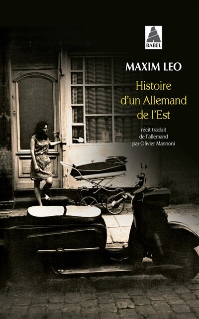 Front cover_Histoire d'un Allemand de l'Est