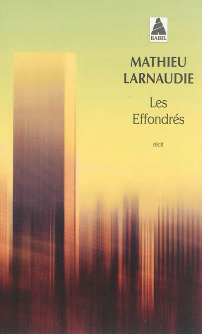 Front cover_Les effondrés