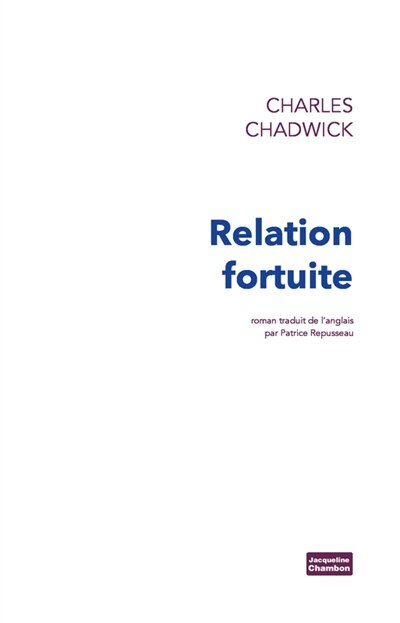 Front cover_Relation fortuite