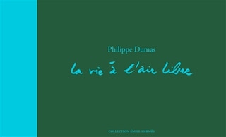 Couverture_Carnet de croquis de Philippe Dumas illustrant le thème : la vie à l'air libre : Musée Hermès
