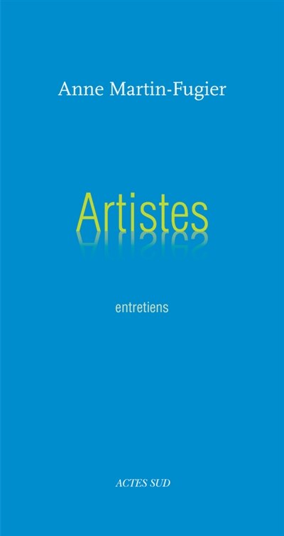 Front cover_Artistes