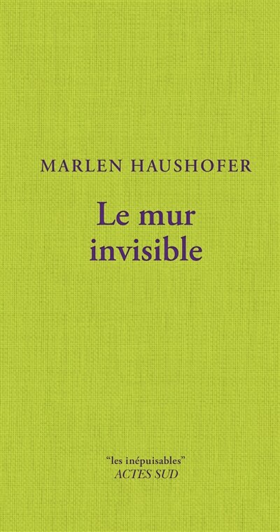 Front cover_Le mur invisible