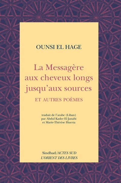 Front cover_La messagère aux cheveux longs jusqu'aux sources