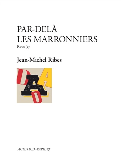 Front cover_Par-delà les marronniers