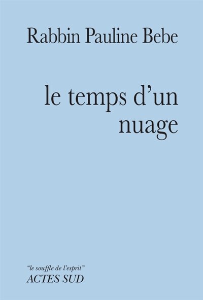 Front cover_Le temps d'un nuage