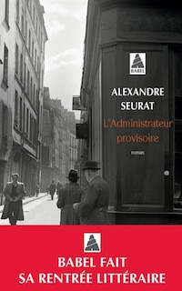 Couverture_L' administrateur provisoire