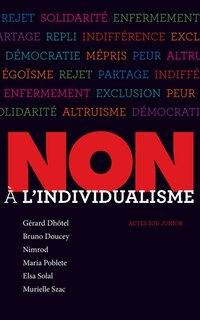 Front cover_Non à l'individualisme