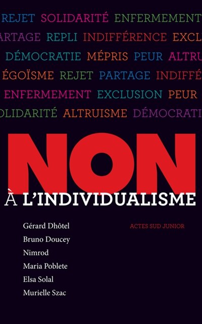 Front cover_Non à l'individualisme